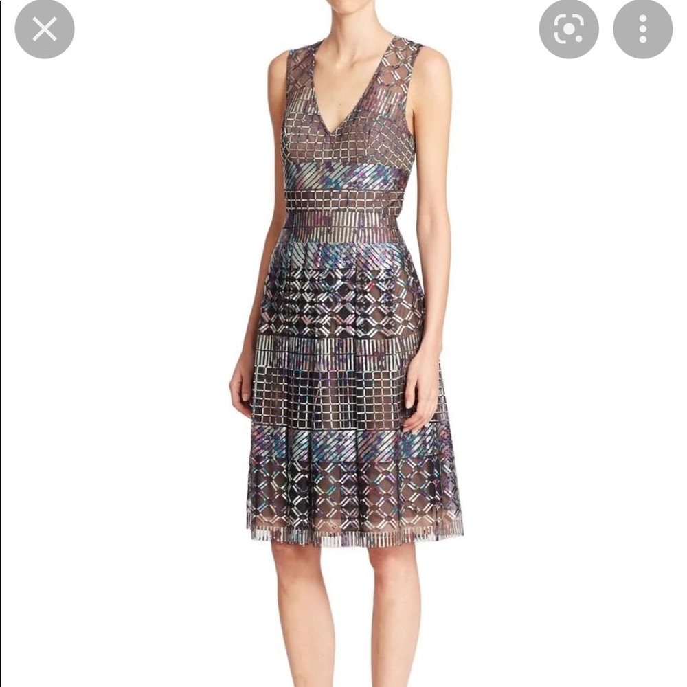 Stunning bcbgmaxazria jovita midi dress, fully lined size 2